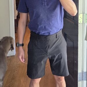 Greg Norman Collection Men's Black Athletic Shorts